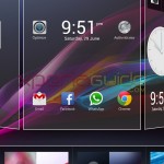 Xperia Z Ultra ZU, Xperia Honami i1 HomeScreen Android 4.2.2 Jelly Bean Themes
