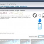 Xperia ZL C6503 Android 4.2.2 10.3.1.A.0.244 firmware update via PC Companion