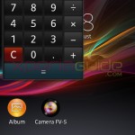 Calculator Small App in Xperia L C2105, C2104 Android 4.1.2 15.0.A.2.17 firmware update