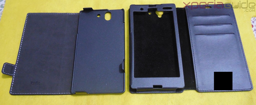 Comparison of  Xperia Z flip Case by Roxfit with another case