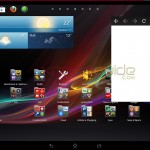 Home Screen of Xperia Tablet Z SGP311 Android 4.2.2 10.3.1.C.0.136 firmware