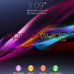 Home screen of Xperia Z Ultra C6802 14.1.B.1.510 firmware