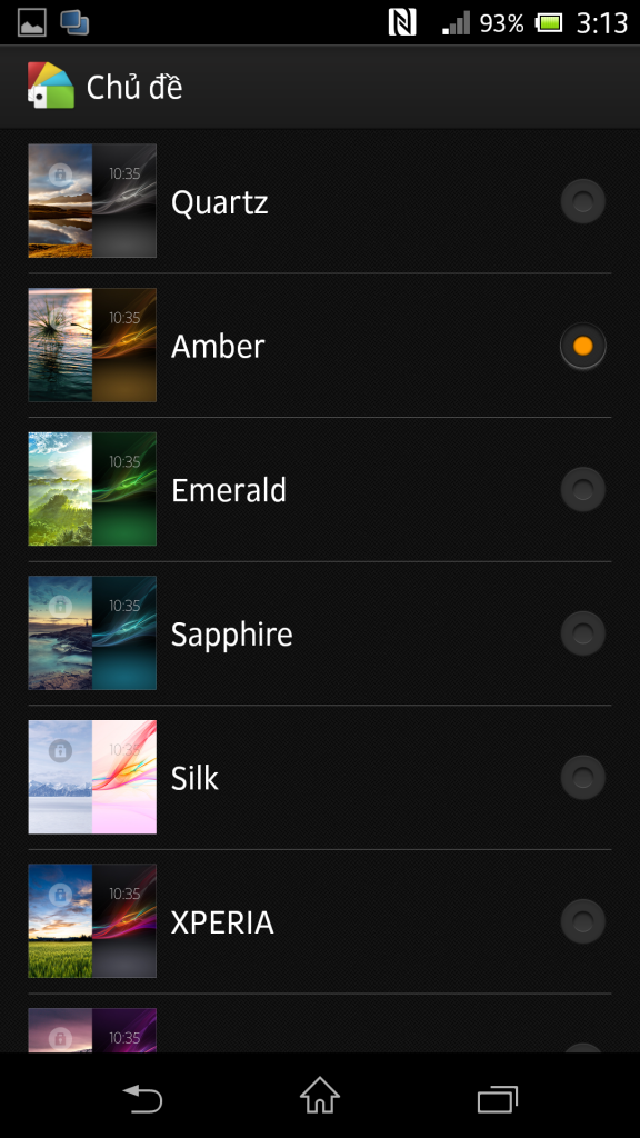 New Amber Theme in Xperia Z C6603 10.3.1.A.1.10 firmware Update Rolled on ORANGE Carrier