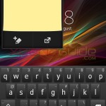 Notes Small App in Xperia L C2105, C2104 Android 4.1.2 15.0.A.2.17 firmware update