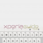 One hand keyboard in Xperia Z Ultra C6802 14.1.B.1.510 firmware update