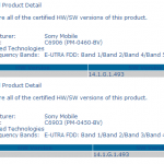 PTCRB Certified first Xperia Honami C6903/C6906 14.1.G.1.493 firmware