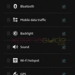 Quick Settings Option in Xperia SP C5302 Android 4.1.2 12.0.A.2.245 firmware Update