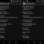 Software Customization info of Xperia L C2105, C2104 Android 4.1.2 15.0.A.2.17 firmware update
