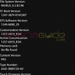 Software Info of Xperia S LT26i ,SL, Acro S LT26w 6.2.B.1.96 firmware