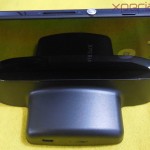 Top Back of Goose White Xperia Z Charging Dock