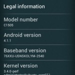 Xperia E C1505, C1504 Android 4.1.1 11.3.A.2.13 firmware update Rolled