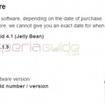 Xperia M C1904/C1905 Android 4.1.2 15.1.A.1.9 firmware update Rolled