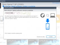 Xperia SP C5302 Android 4.1.2 12.0.A.2.245 firmware update via PC Companion