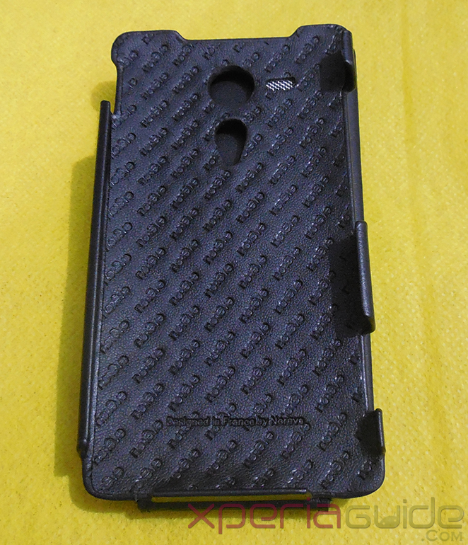 Xperia SP Leather Case by Noreve - Logo inside