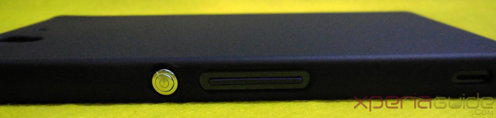 Xperia Z Back Cover Hard Case - Power button opening