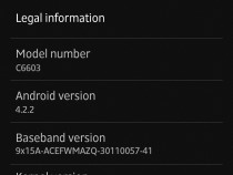 Xperia Z C6603 10.3.1.A.1.10 firmware Update Rolled on ORANGE Carrier