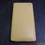 Xperia Z Leather Case by Noreve Front Side