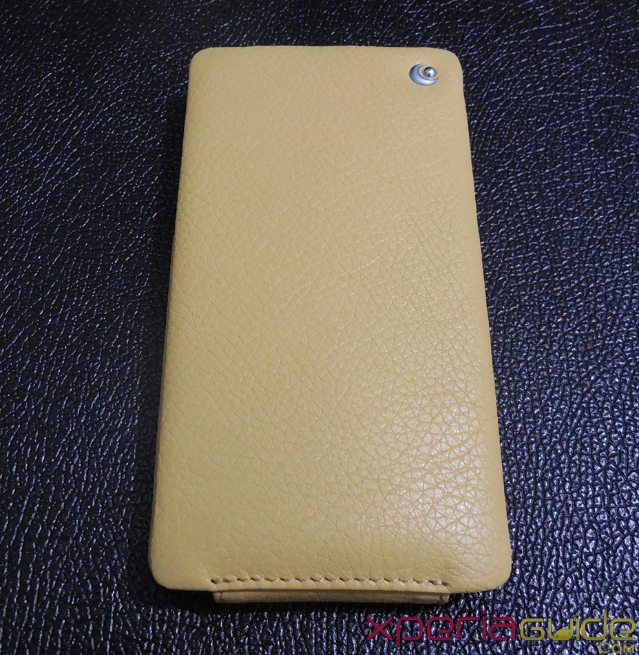 Xperia Z Leather Case by Noreve Front Side