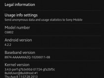 Xperia Z Ultra C6802 Minor 14.1.B.0.475 firmware update Details