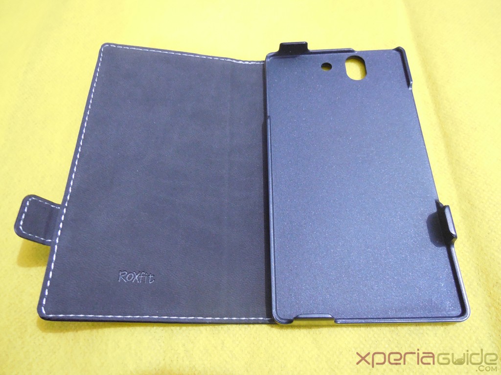 Xperia Z flip Case by Roxfit Inner Lining