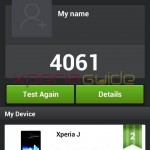 AnTuTu Score 4061 in 11.2.A.0.33 Xperia J update