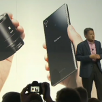 Kazuo Hirai shows the world Xperia Z1