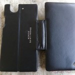 Noreve Sony Xperia Z leather case back profile