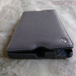 Noreve Xperia Z Ultra leather case side top profile