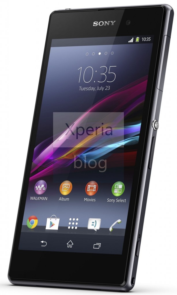 Official Sony Xperia Z1 Press Pictures Leaked - Front Screen