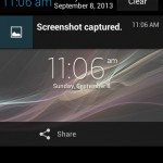 Xperia E C1505 11.3.A.2.23 firmware Notification Panel