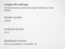 Xperia Z1 14.1.G.1.534 rirmware Details