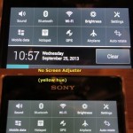 Xperia Z1 Yellow Hue Tint Issue on Screen Display - Solution - change blue settings to +6 and tap on