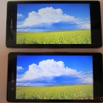 Xperia Z1 Triluminos Display Vs Xperia Z Display Comparison