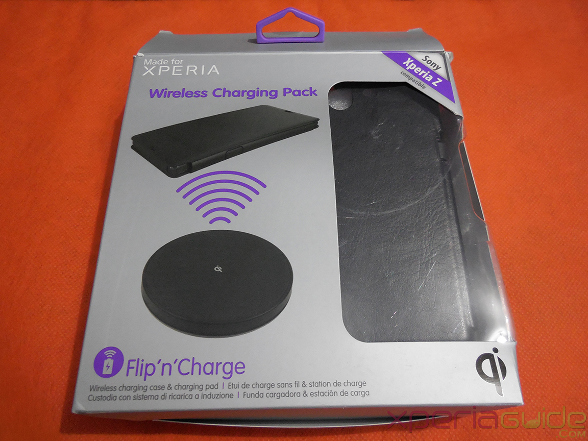 Muvit Sony Xperia Z wireless charging pack - Back Cover