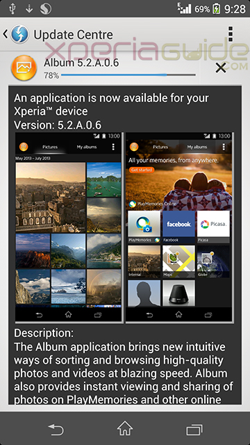 Download Xperia Z1 Album app version 5.2.A.0.6