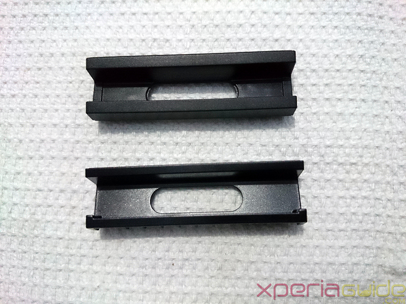 Two separate adapters are given to be fitted on Sony Magnetic Charging Dock DK31