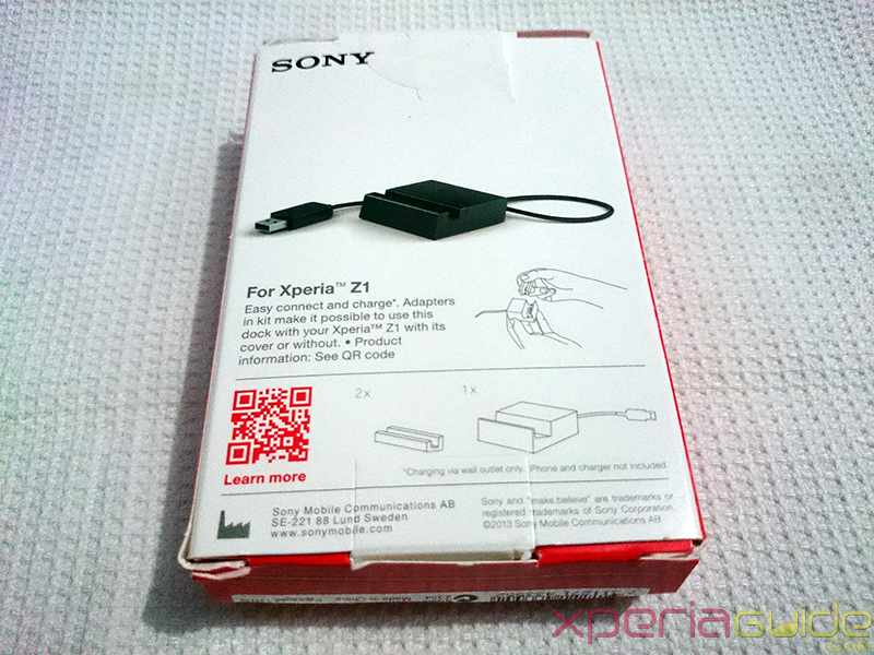  Sony Magnetic Charging Dock DK31 back cover