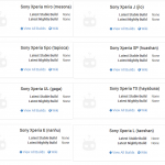 Xperia L,E,TX,J,SP,Miro,Tipo,UL Listed on CyanogenMod Website – ROM Coming soon officially or not ?