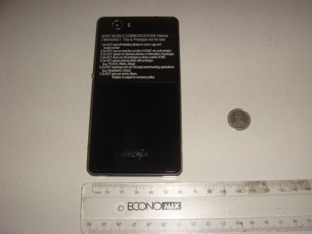 Xperia Z1S D5503 Prototype listed
