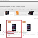 Xperia Z1S spotted on Sony Mobile Global Site and Taken Down by Sony Soon