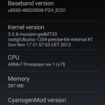 Unofficial CyanogenMod 11 KitKat 4.4 ROM for Xperia Go - About Phone
