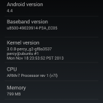 Unofficial CyanogenMod 11 KitKat 4.4 ROM for Xperia P - About Phone