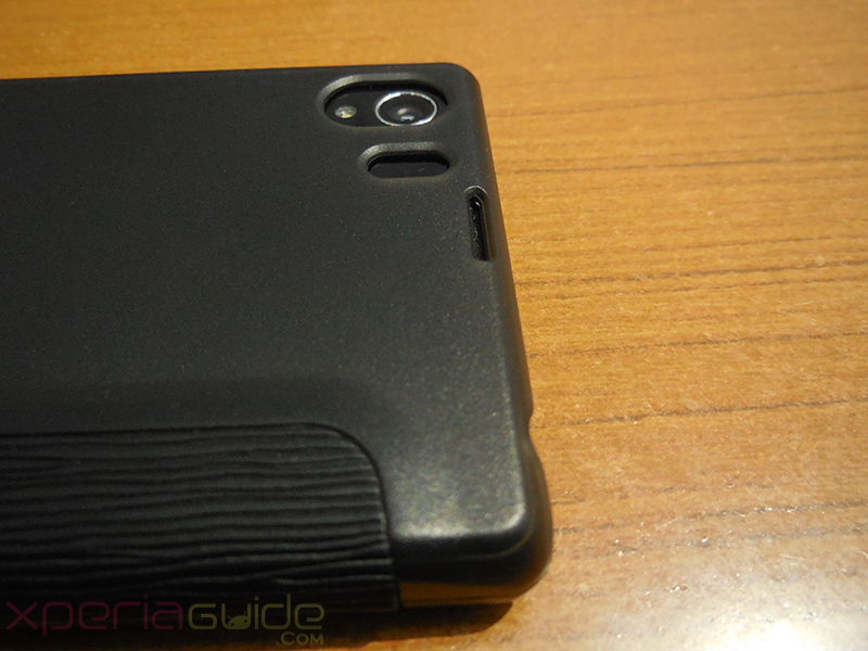 Xperia Z1 Side Flip Case from RockPhone - Flash Opening and Camera port