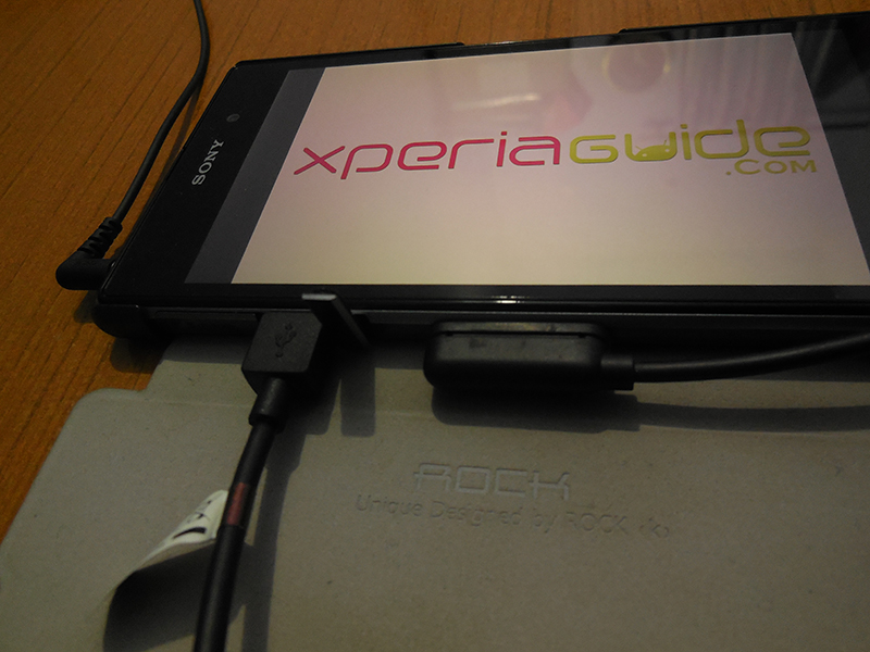 Xperia Z1 Side Flip Case from RockPhone - Accessibility
