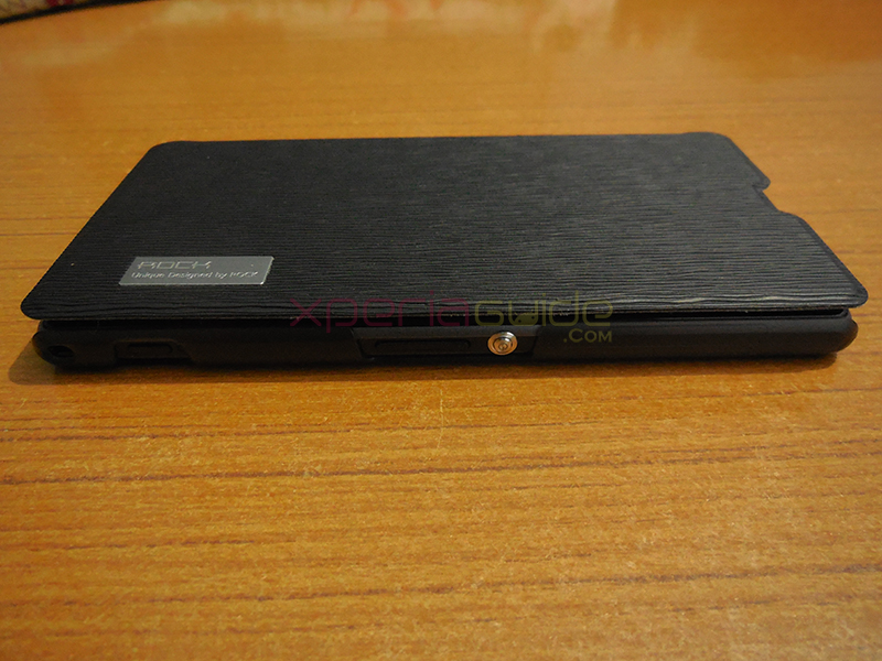 Xperia Z1 Side Flip Case from RockPhone