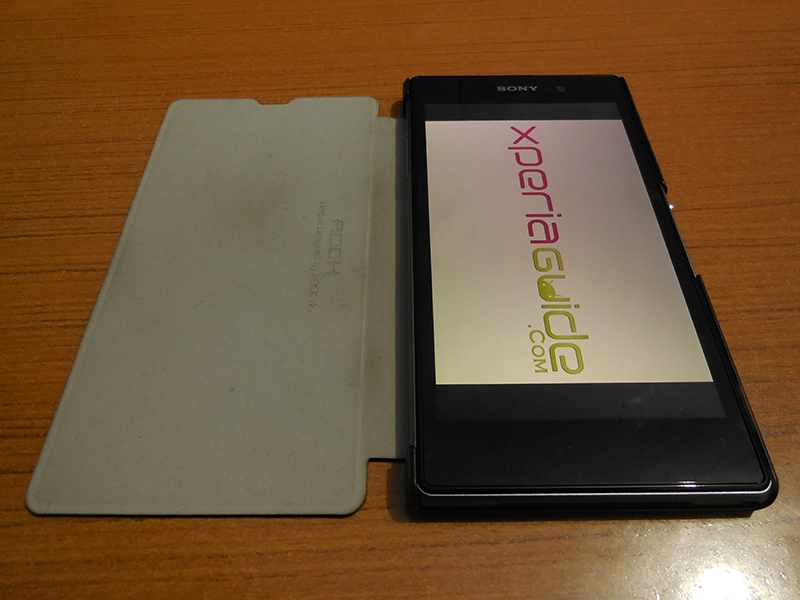 Xperia Z1 Side Flip Case from RockPhone - Review