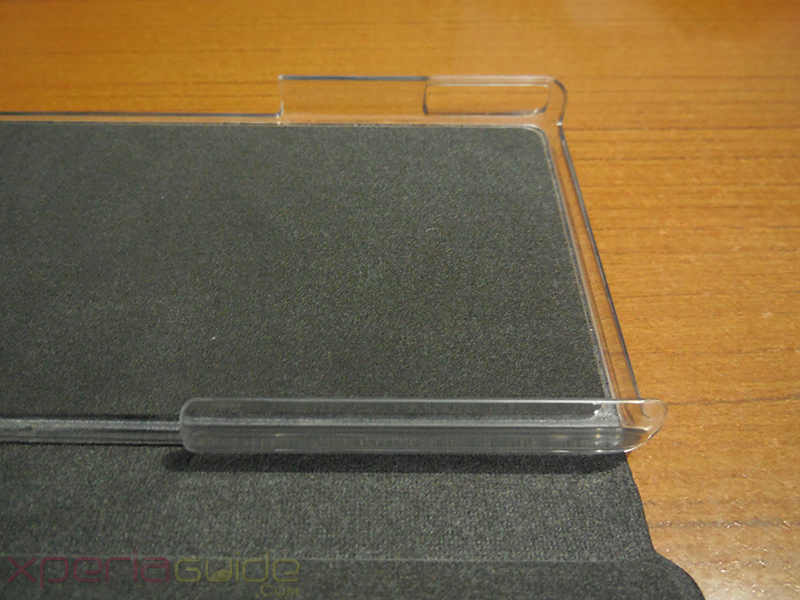 Xperia Z1 Book Flip Case from Roxfit - Hard Plastic Bumpers