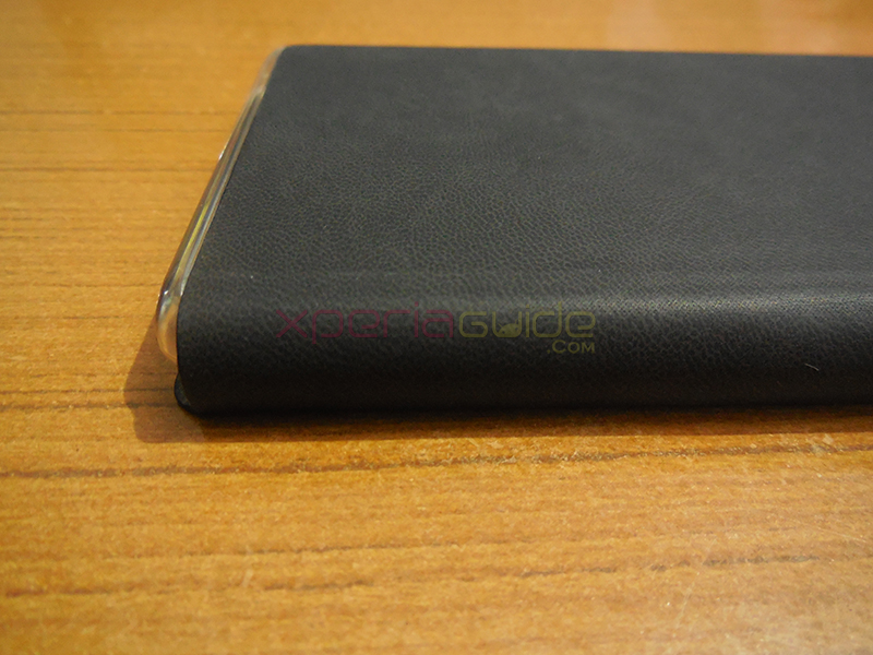 Xperia Z1 Book Flip Case from Roxfit - No opening for Magnetic charging port
