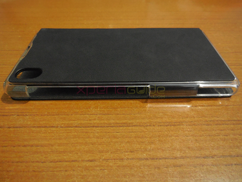 Xperia Z1 Book Flip Case from Roxfit - Perfect opening for SIM card slot