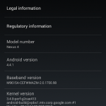 Android 4.4.1 KOT49E Update on Nexus 4, Nexus 7 2013 LTE from 4.4 KRT16S